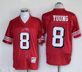 Men's San Francisco 49ers Steve Young Scarlet Legacy Replica Player Jersey1