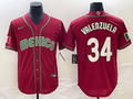 Men's 2023 World Baseball Classic #34 Fernando Valenzuela Mexico Red jersey
