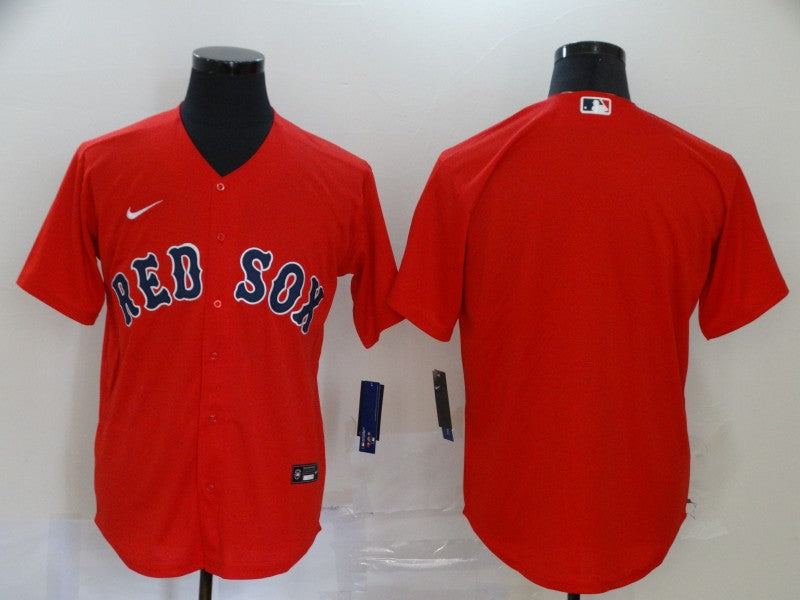 Men's Boston Red Sox Red Alternate Replica Team Blank jersey