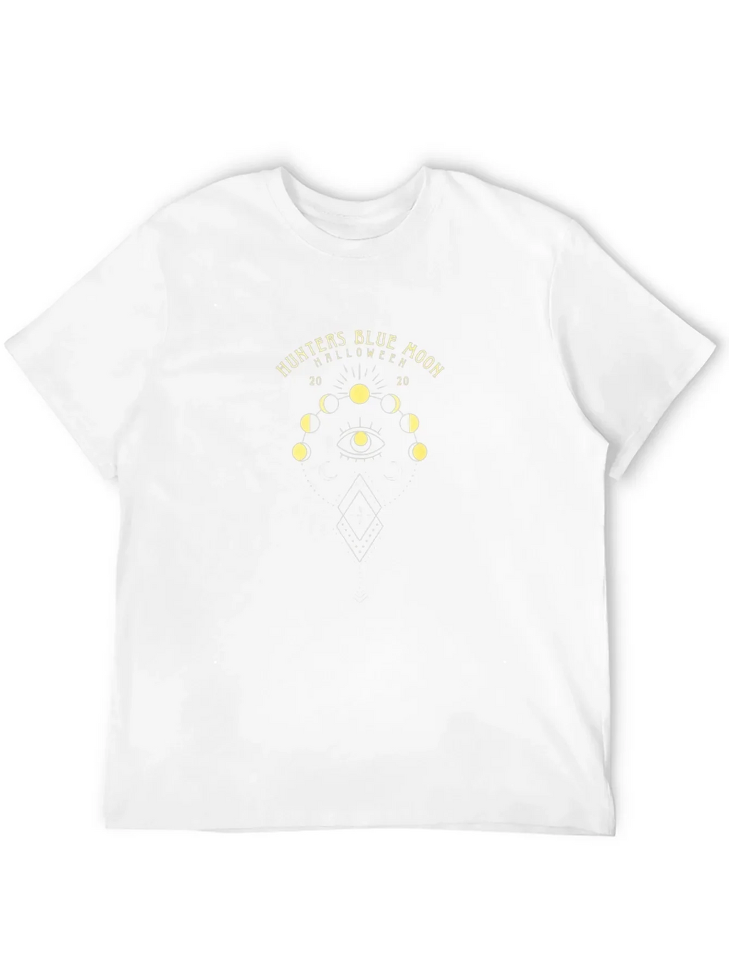Hunters Blue Moon Halloween Graphic Tee - Black