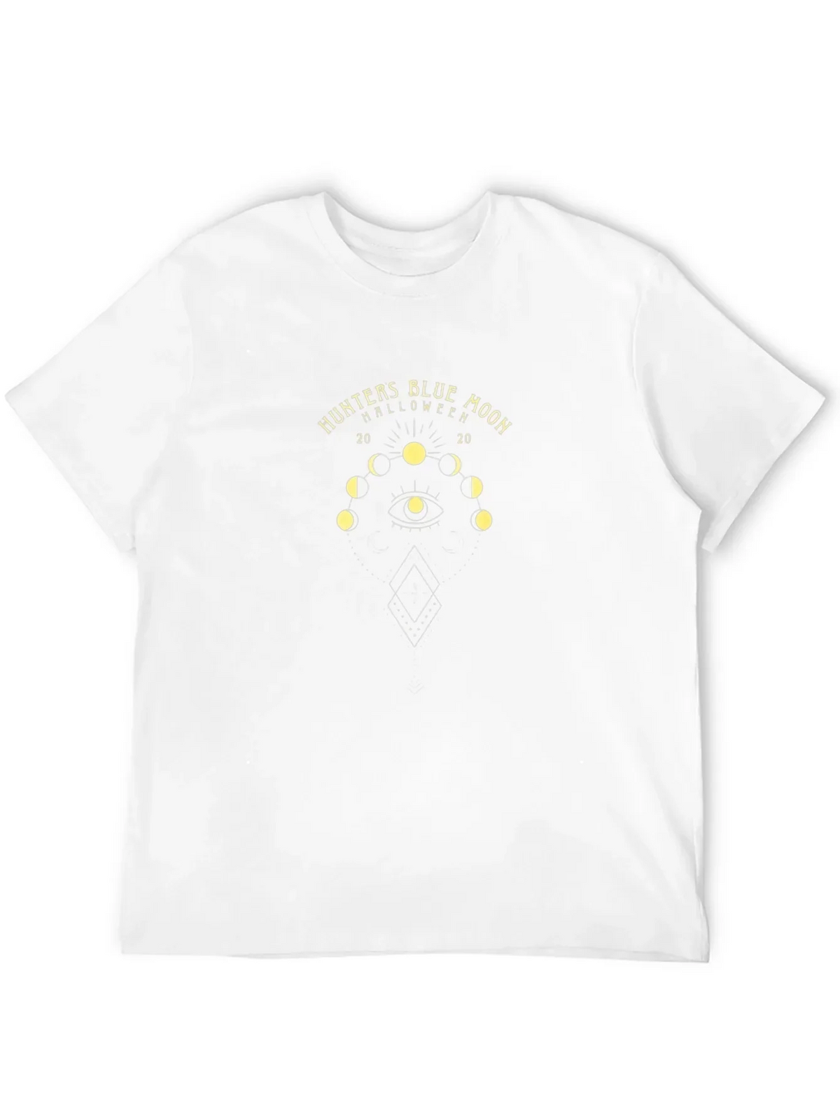 Hunters Blue Moon Halloween Graphic Tee - Black