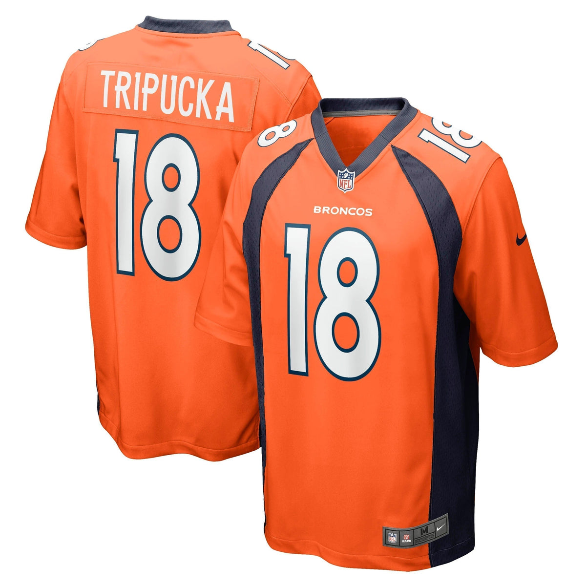 Frank Tripucka Denver Broncos Nike Retired   Jersey - Orange