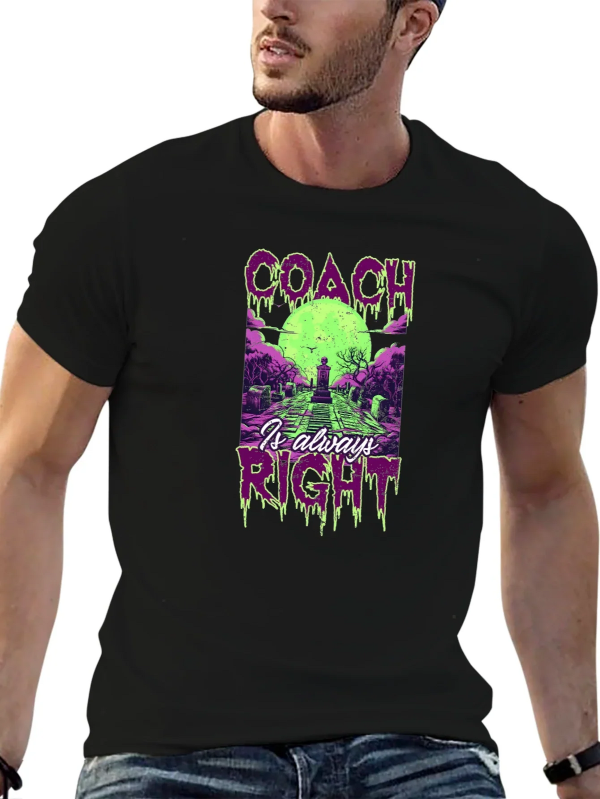 Coach Is Always Right Halloween T-Shirt