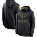 Men's Las Vegas Raiders NFL 2020 Salute to Service Hoodie2 Black