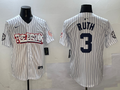 Men's New York Yankees Babe Ruth White Limited Player jersey
