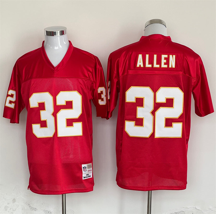 Men's Kansas City Chiefs Marcus Allen Red Legacy Replica jersey