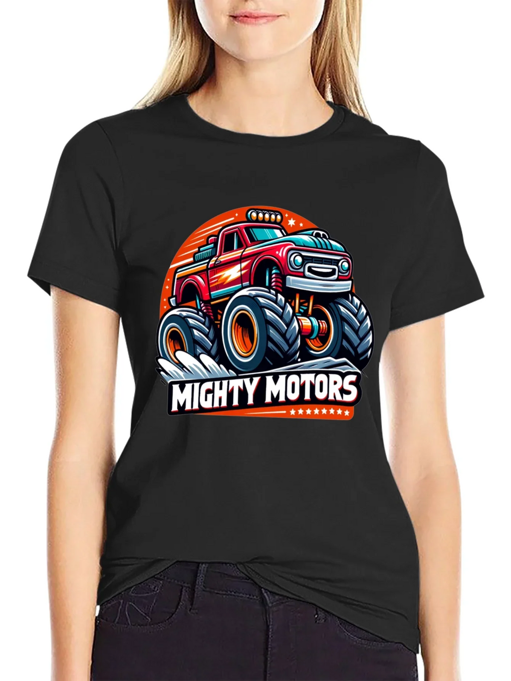 Mighty Motors Monster Truck Graphic Tee