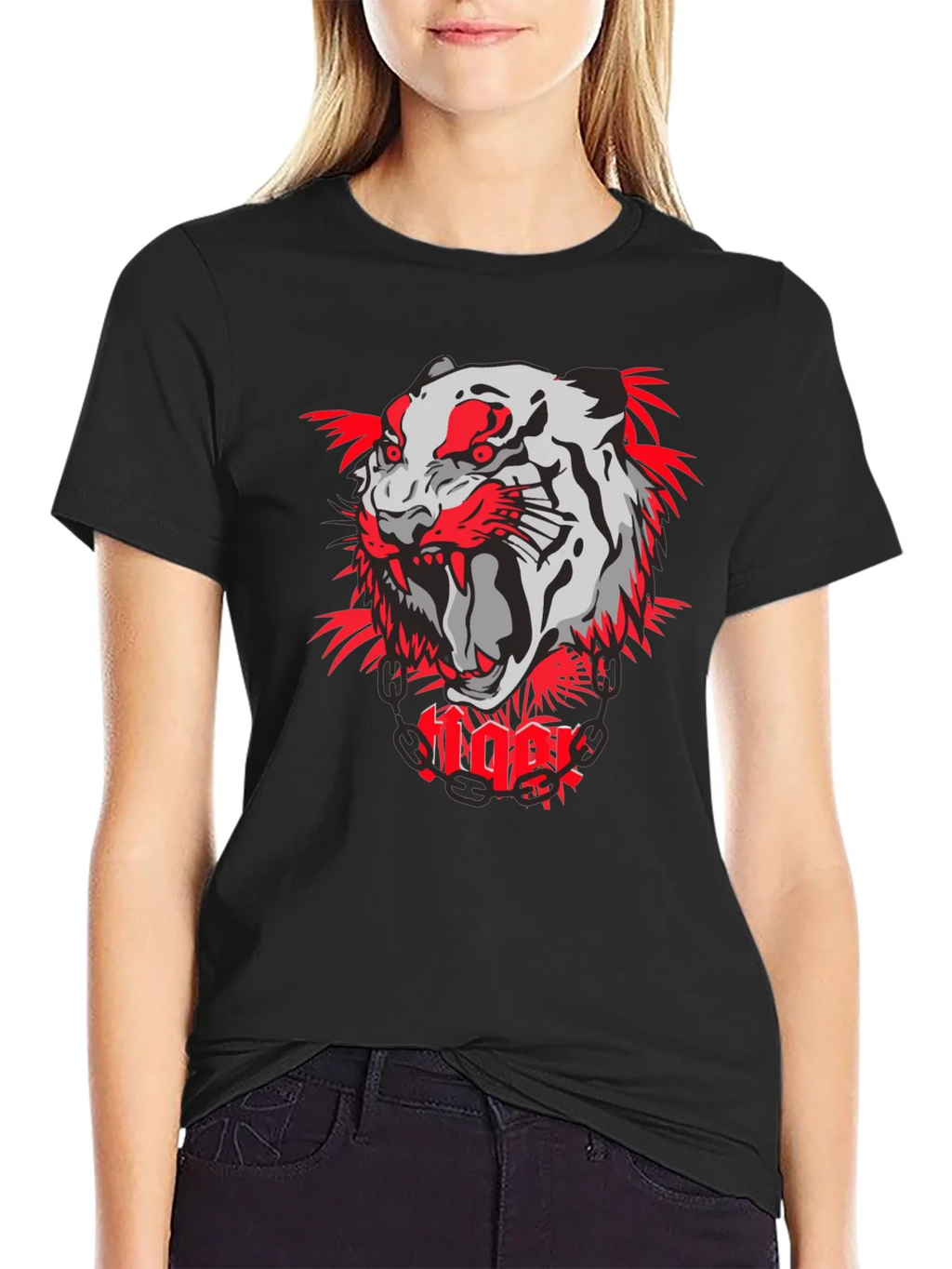 Tiger Graphic Print T-Shirt - Bold & Stylish