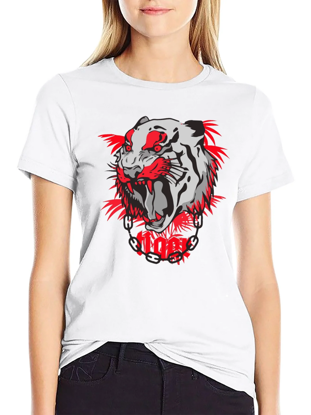 Tiger Graphic Print T-Shirt - Bold & Stylish