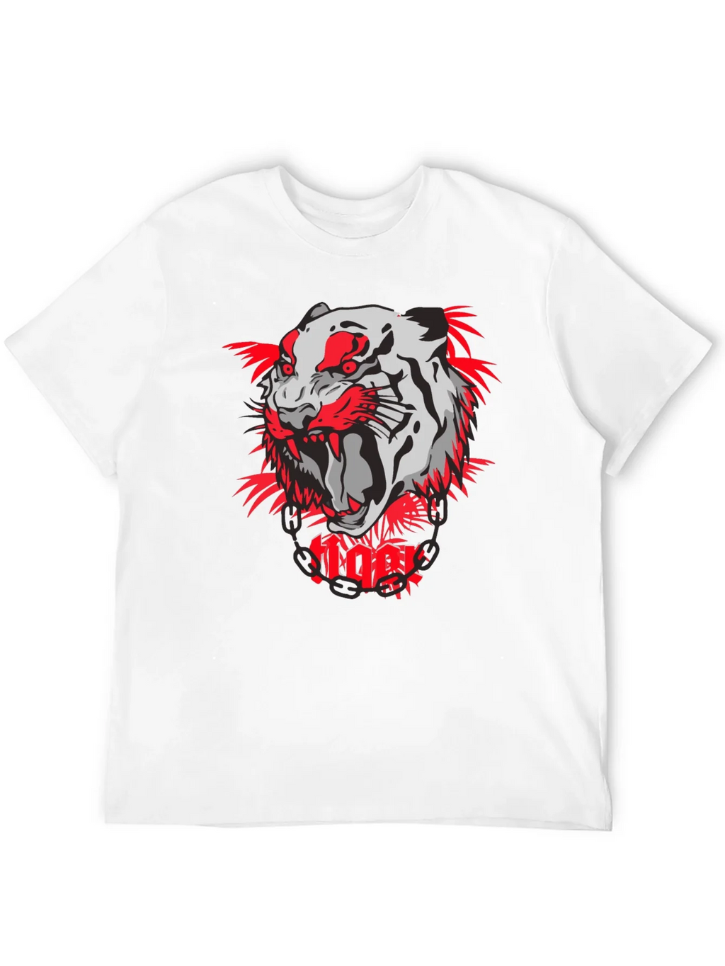 Tiger Graphic Print T-Shirt - Bold & Stylish