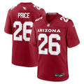 Bobby Price Arizona Cardinals Nike Team Game Jersey -  Cardinal