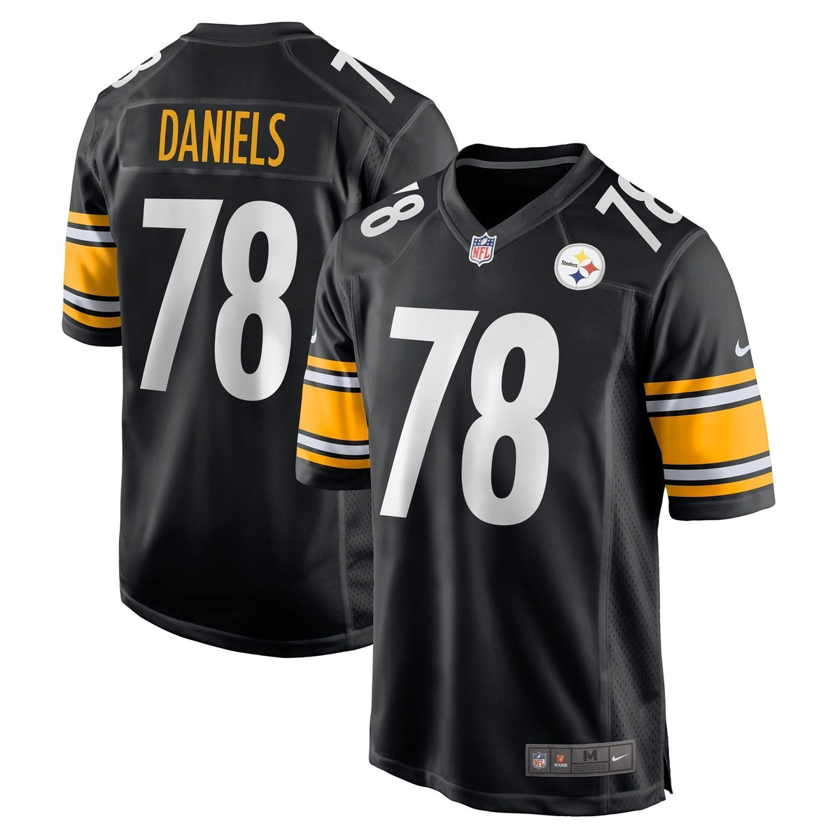 James Daniels Pittsburgh Steelers Nike Game   Jersey - Black