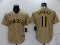 Men's San Diego Padres Yu Darvish #11 Tan Replica Player Jersey1