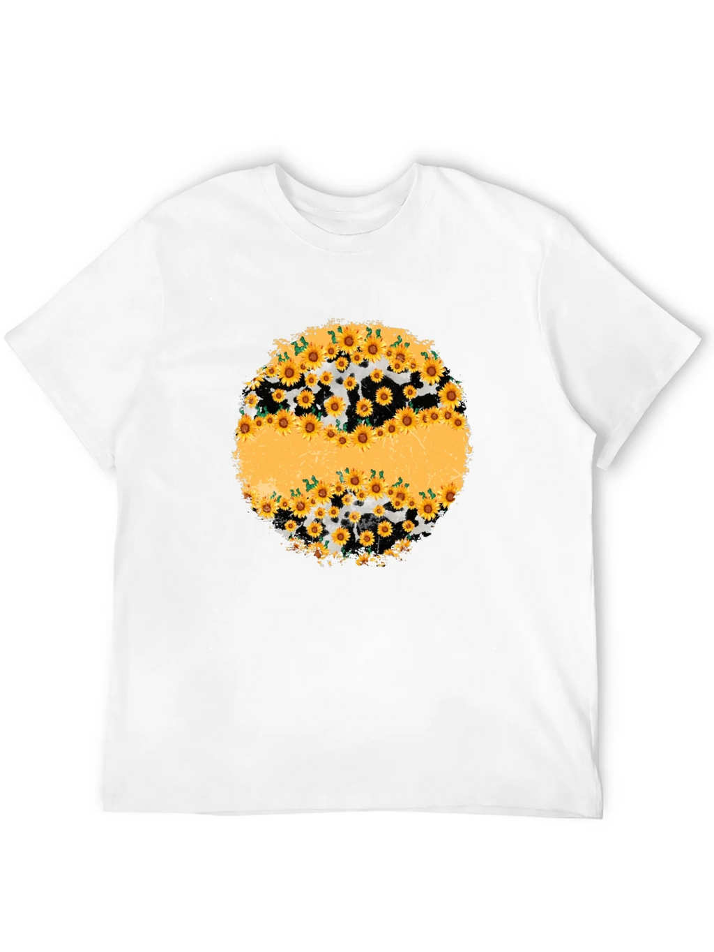 Sunflower Cow Print Graphic Tee