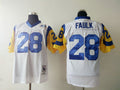 Men's San Louis Rams Marshall Faulk White Legacy Replica Jersey1