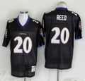 Men's Baltimore Ravens Ed Reed Black Legacy Replica Player jersey
