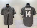 Men's Minnesota Vikings Sam Darnold #14 Gray Team Game jersey