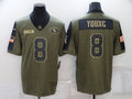 Men's San Francisco 49ers Steve Young #8 Brown Game jersey