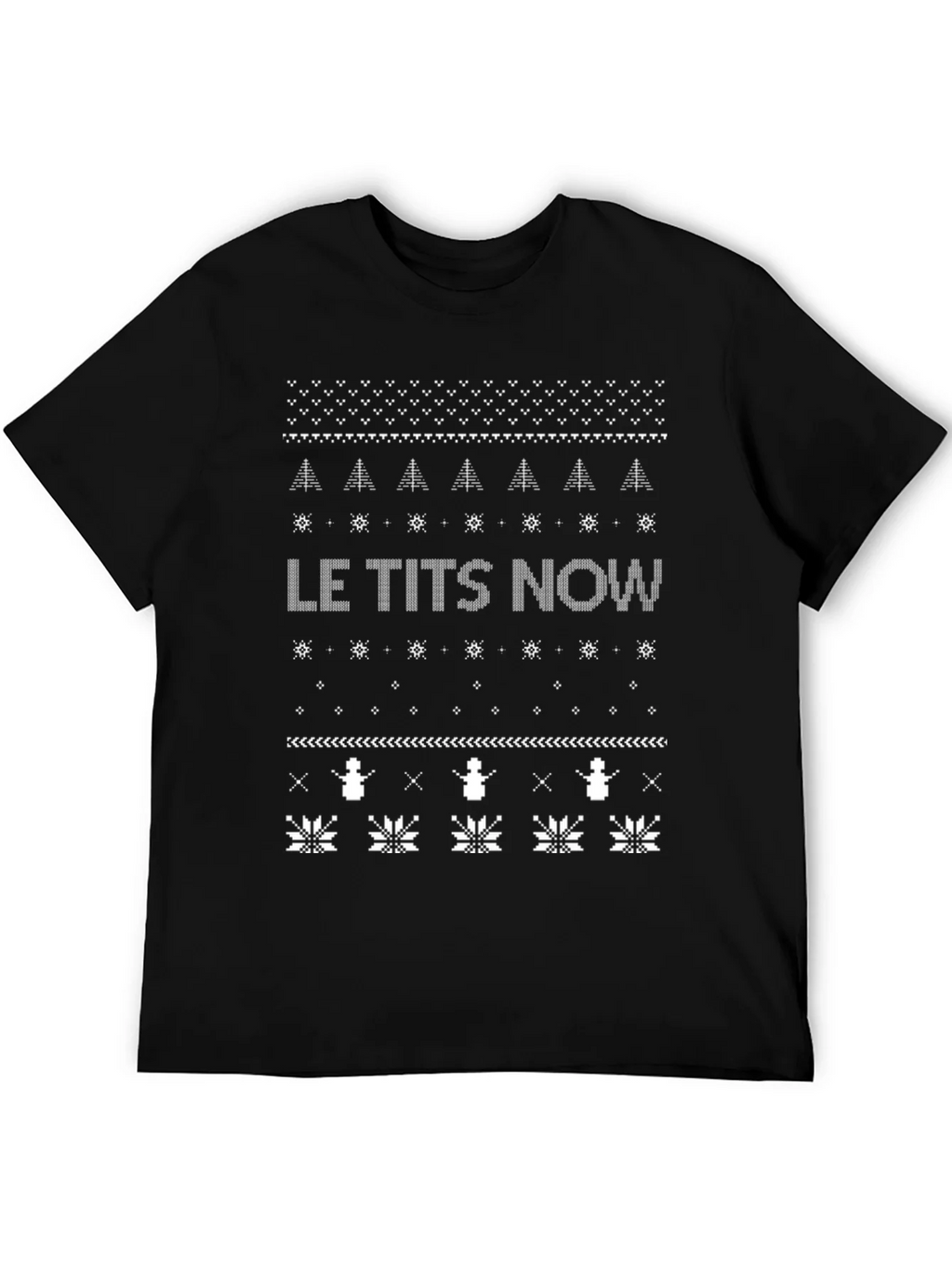 Le Tits Now Christmas Sweater T-Shirt
