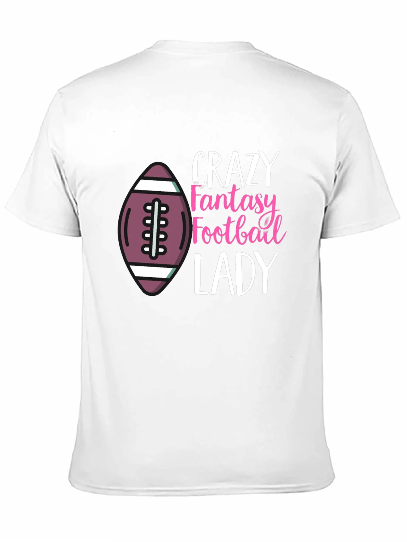 Crazy Fantasy Football Lady T-Shirt