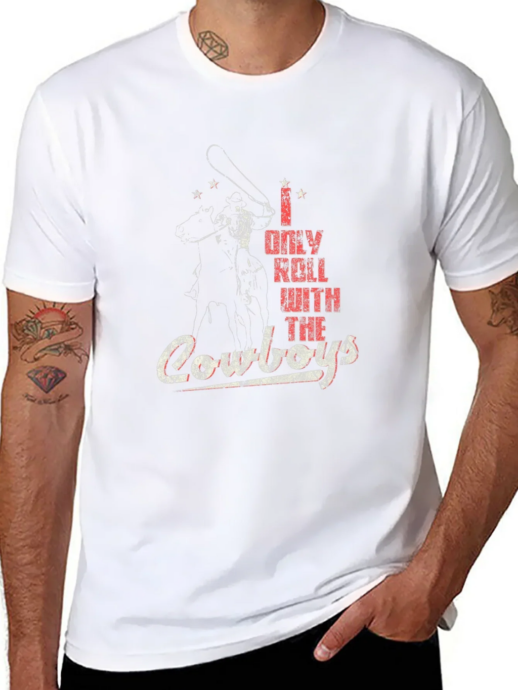 I Only Roll With The Cowboys T-Shirt