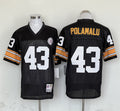 Men's Pittsburgh Steelers Troy Polamalu Black Legacy Replica jersey