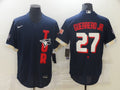 Men's Toronto Blue Jays Vladimir Guerrero Jr. #27 Navy All Star Player Jersey1