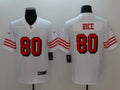 Men's San Francisco 49ers Jerry Rice #80 White Game jersey
