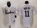 Men's New York Yankees Anthony Volpe White Replica Player jersey