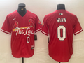 Men's St. Louis Cardinals Masyn Winn #0 Red 2024 City Connect Limited Player Jersey1