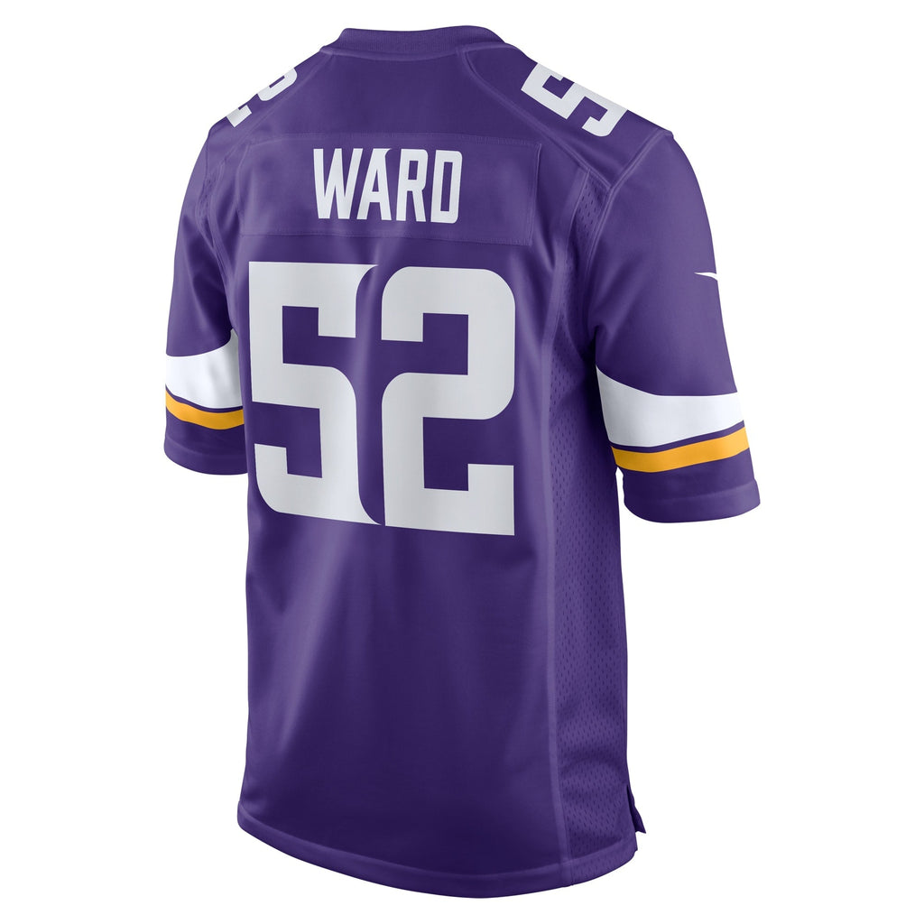 Jihad Ward Minnesota Vikings Nike Team Game Jersey -  Purple