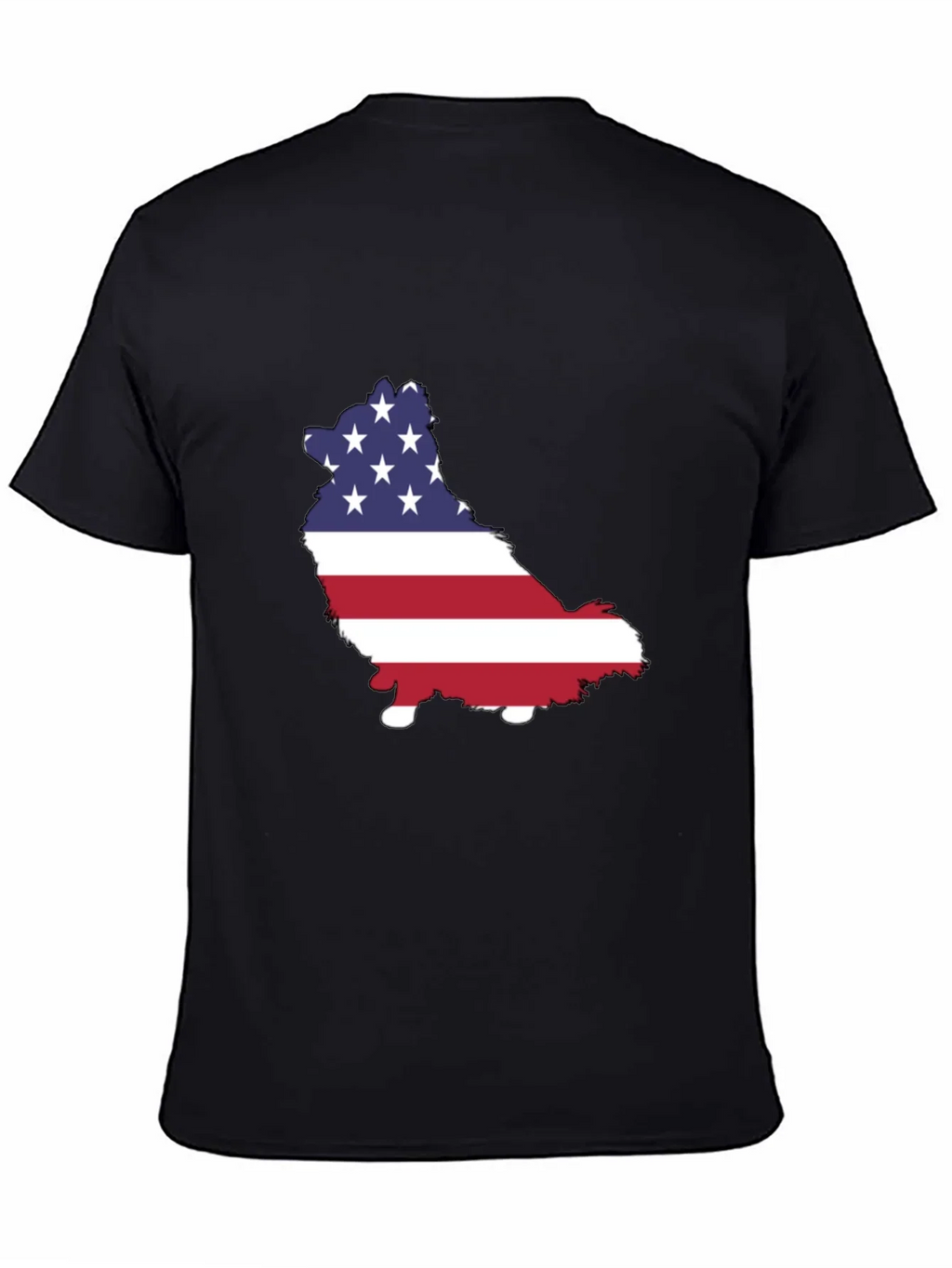 American Flag Dog Graphic Tee