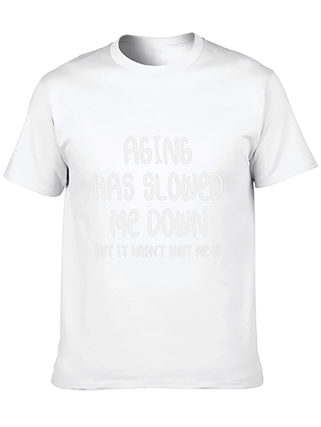 Funny Aging Sarcastic Humor Black Graphic T-Shirt