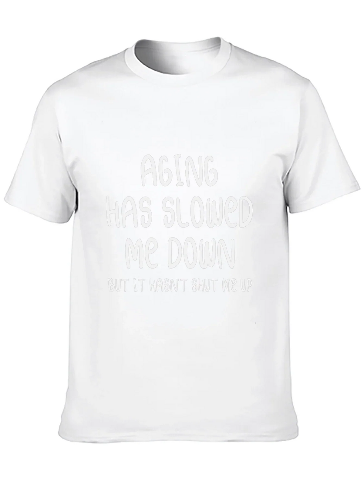 Funny Aging Sarcastic Humor Black Graphic T-Shirt