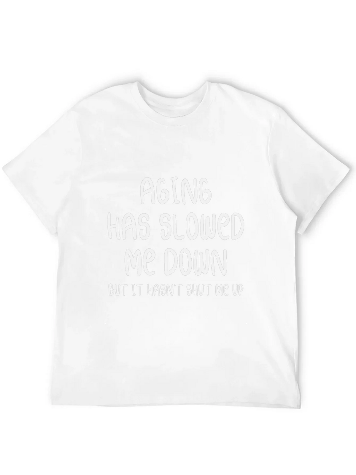 Funny Aging Sarcastic Humor Black Graphic T-Shirt