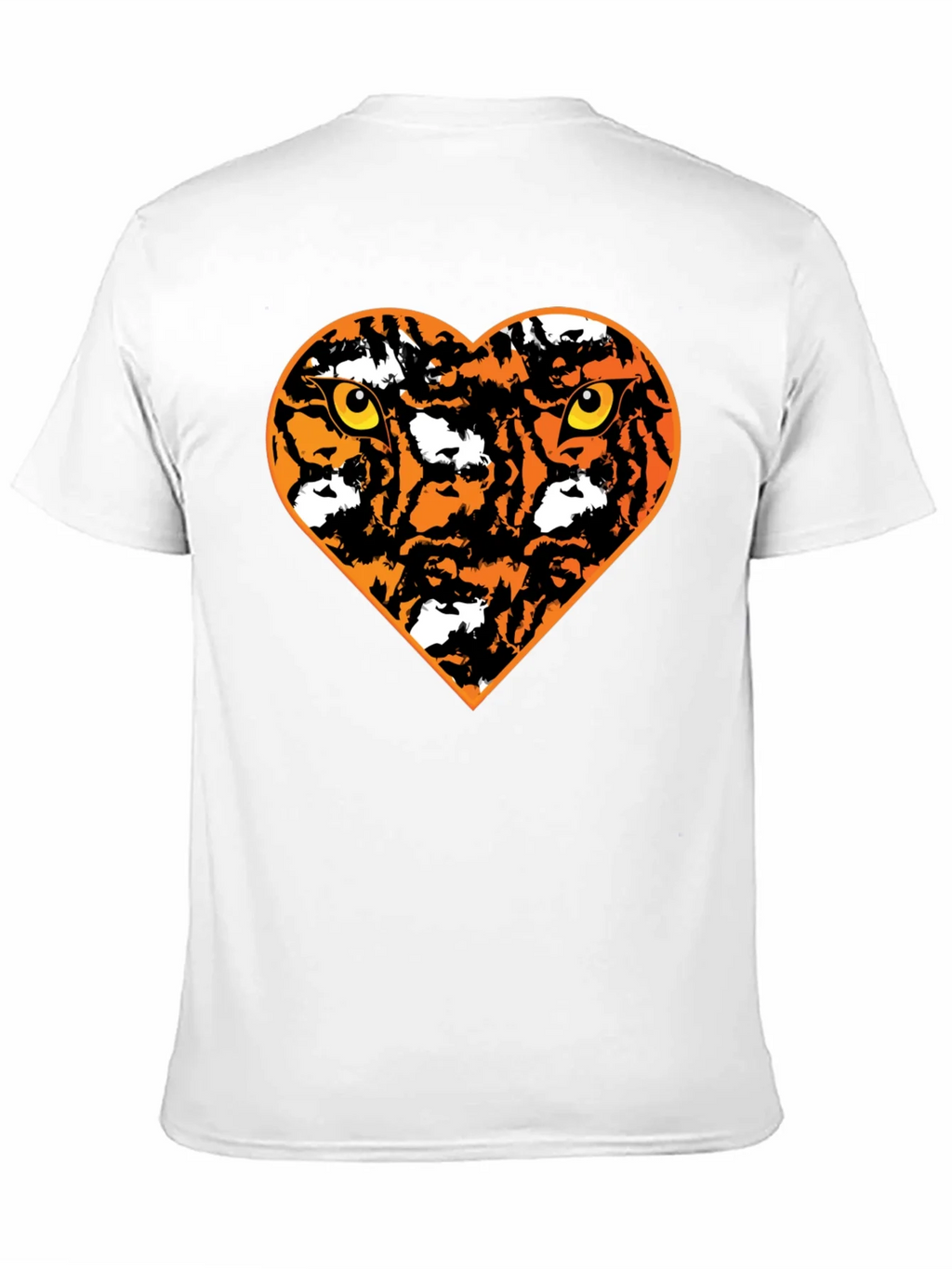 Tiger Heart Graphic T-Shirt - Black