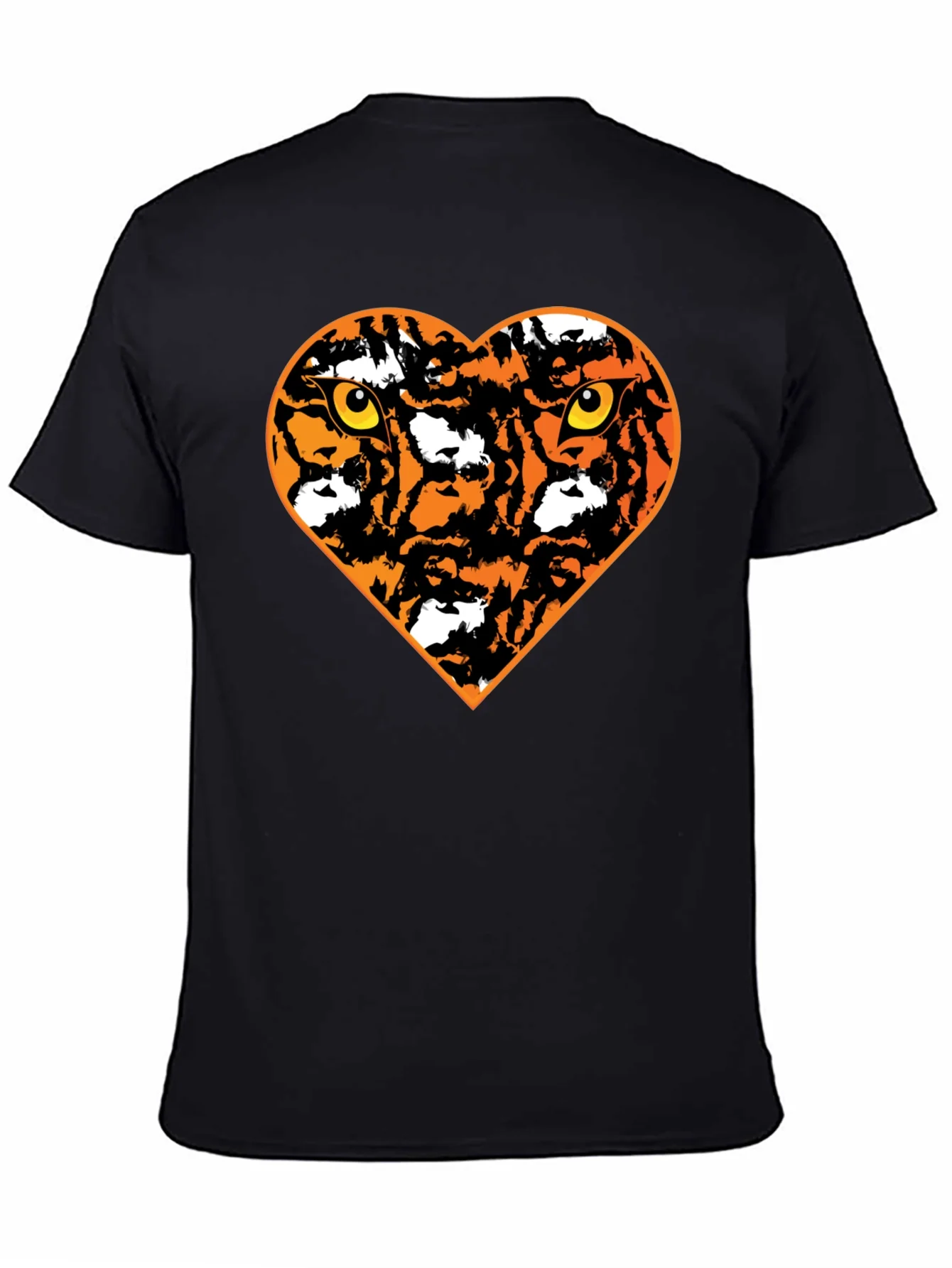 Tiger Heart Graphic T-Shirt - Black