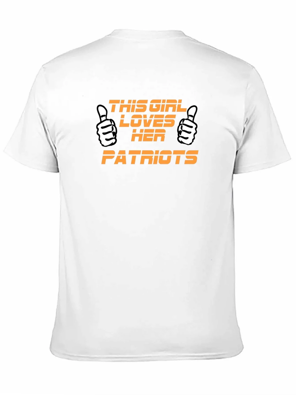 Patriots Fan T-Shirt - This Girl Loves Her Patriots