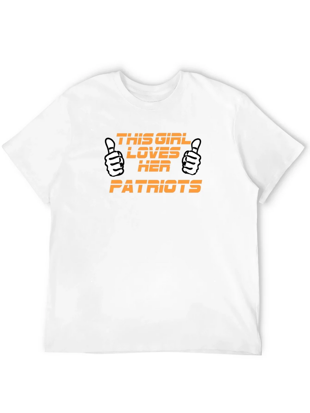 Patriots Fan T-Shirt - This Girl Loves Her Patriots