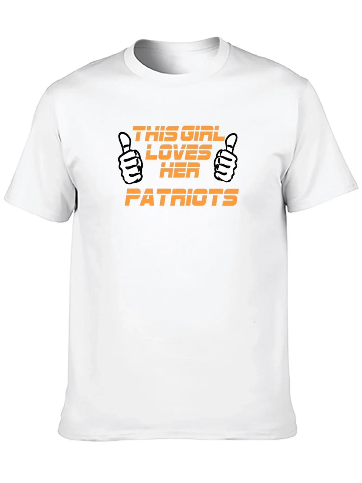 Patriots Fan T-Shirt - This Girl Loves Her Patriots