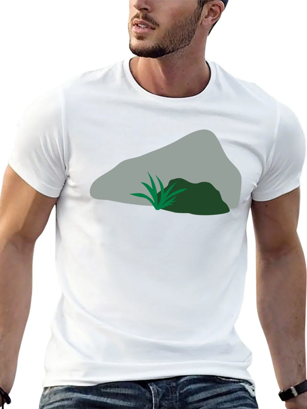 Nature Rock Graphic Tee - Cool Casual Style