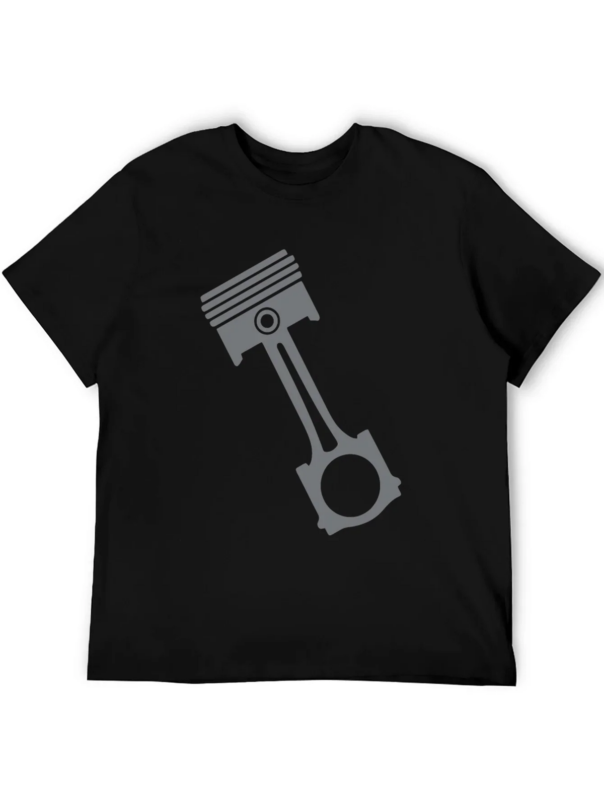 Piston Graphic Tee - Black Engine Enthusiast T-Shirt