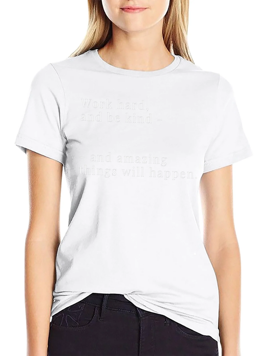 Work Hard Be Kind T-Shirt - Motivational Tee