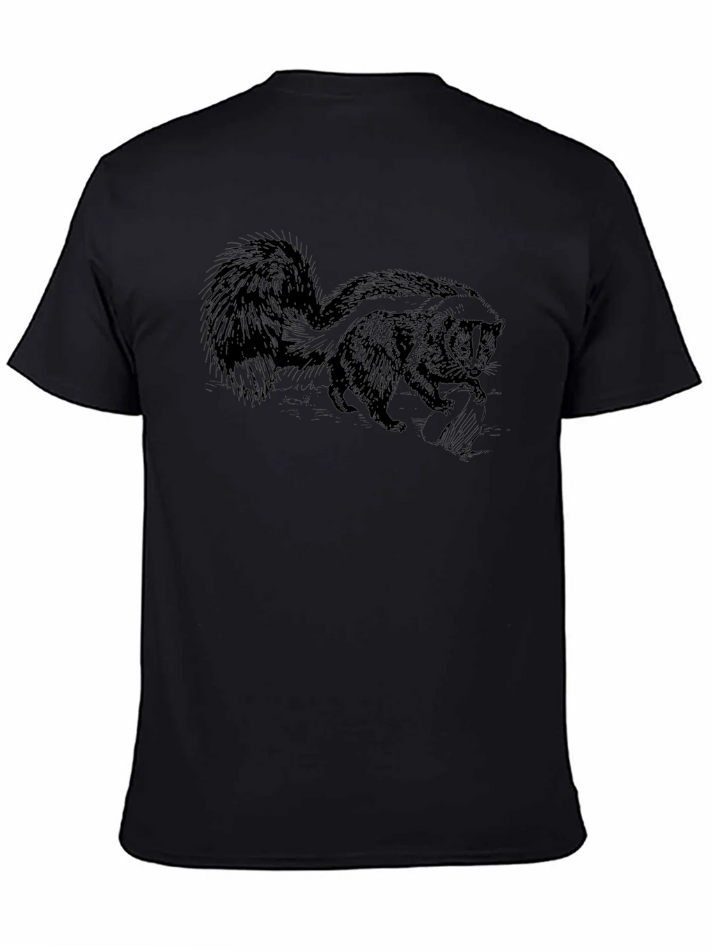 Skunk Graphic Tee - Casual Cotton T-Shirt