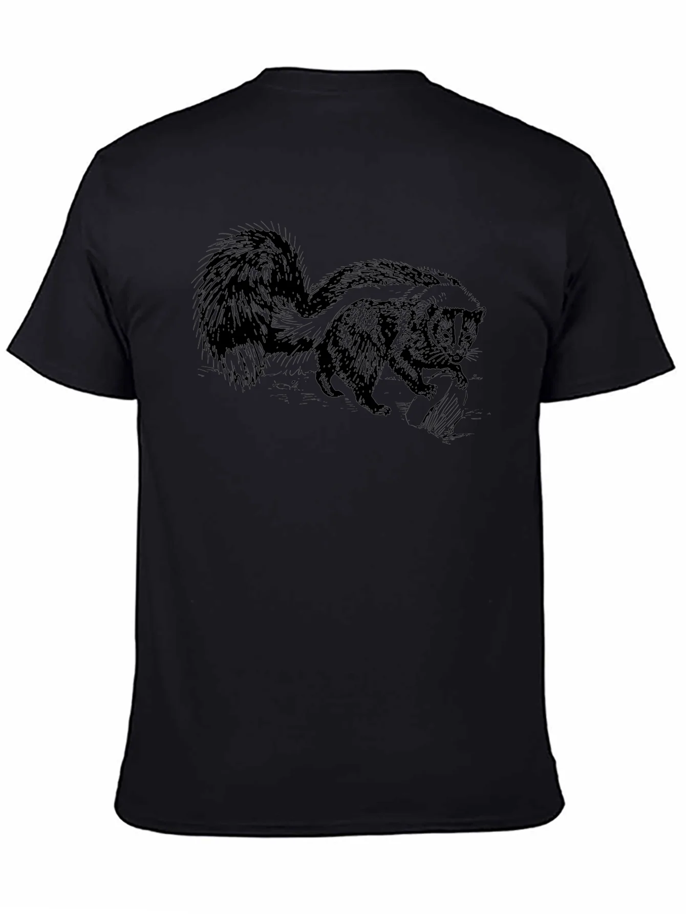 Skunk Graphic Tee - Casual Cotton T-Shirt