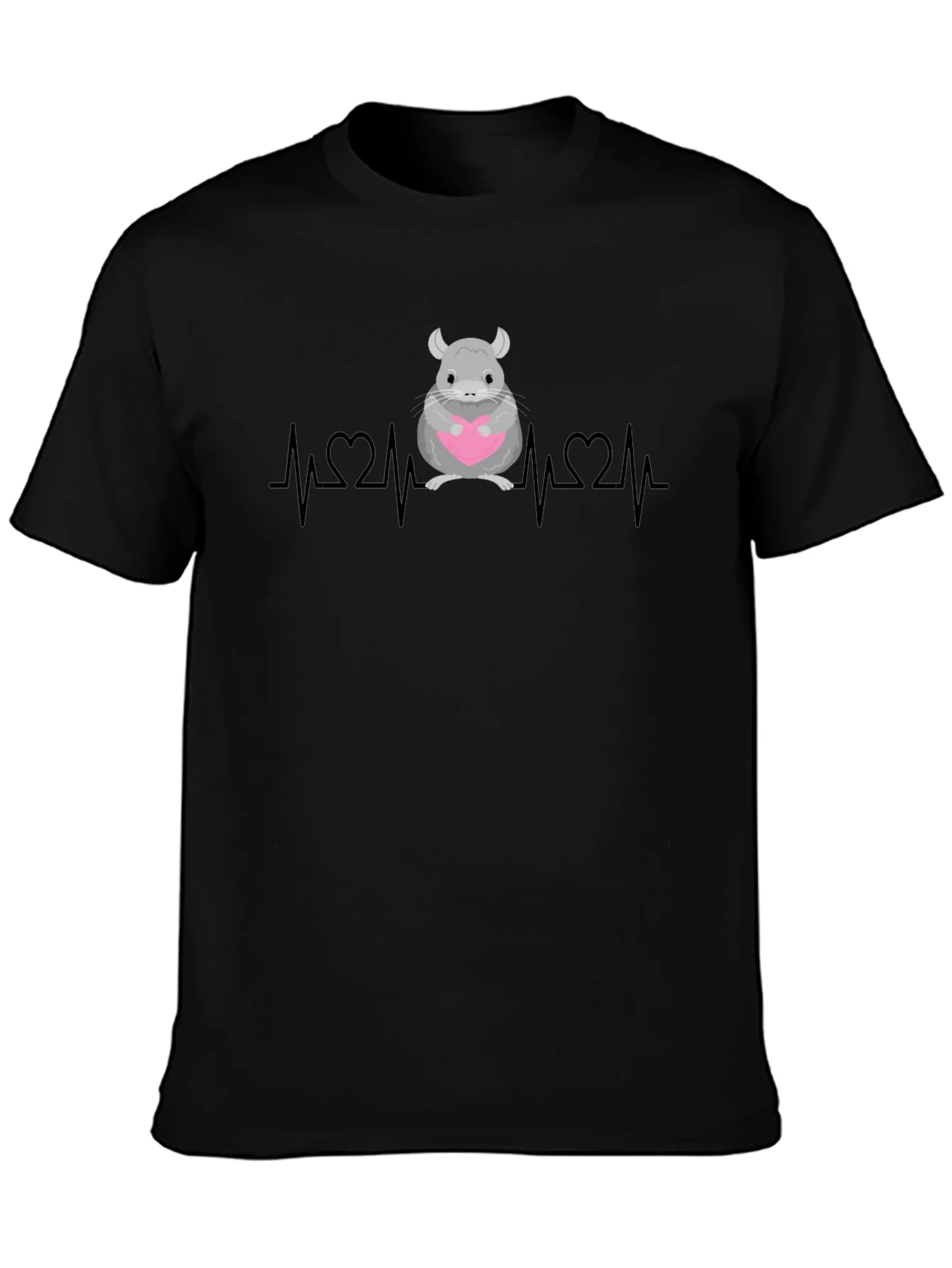 Chinchilla Heartbeat Graphic Tee