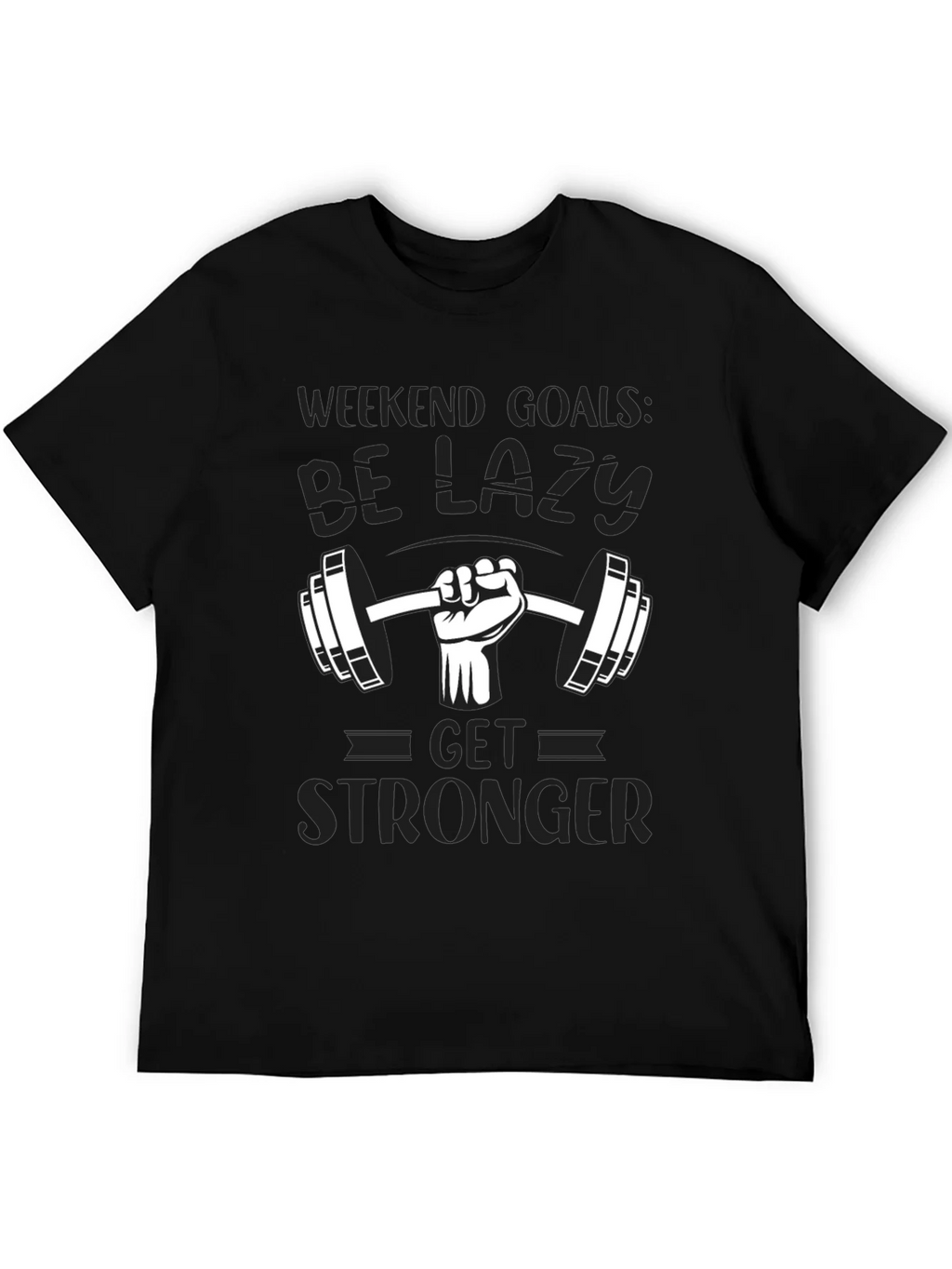 Weekend Goals Lazy Gym T-Shirt