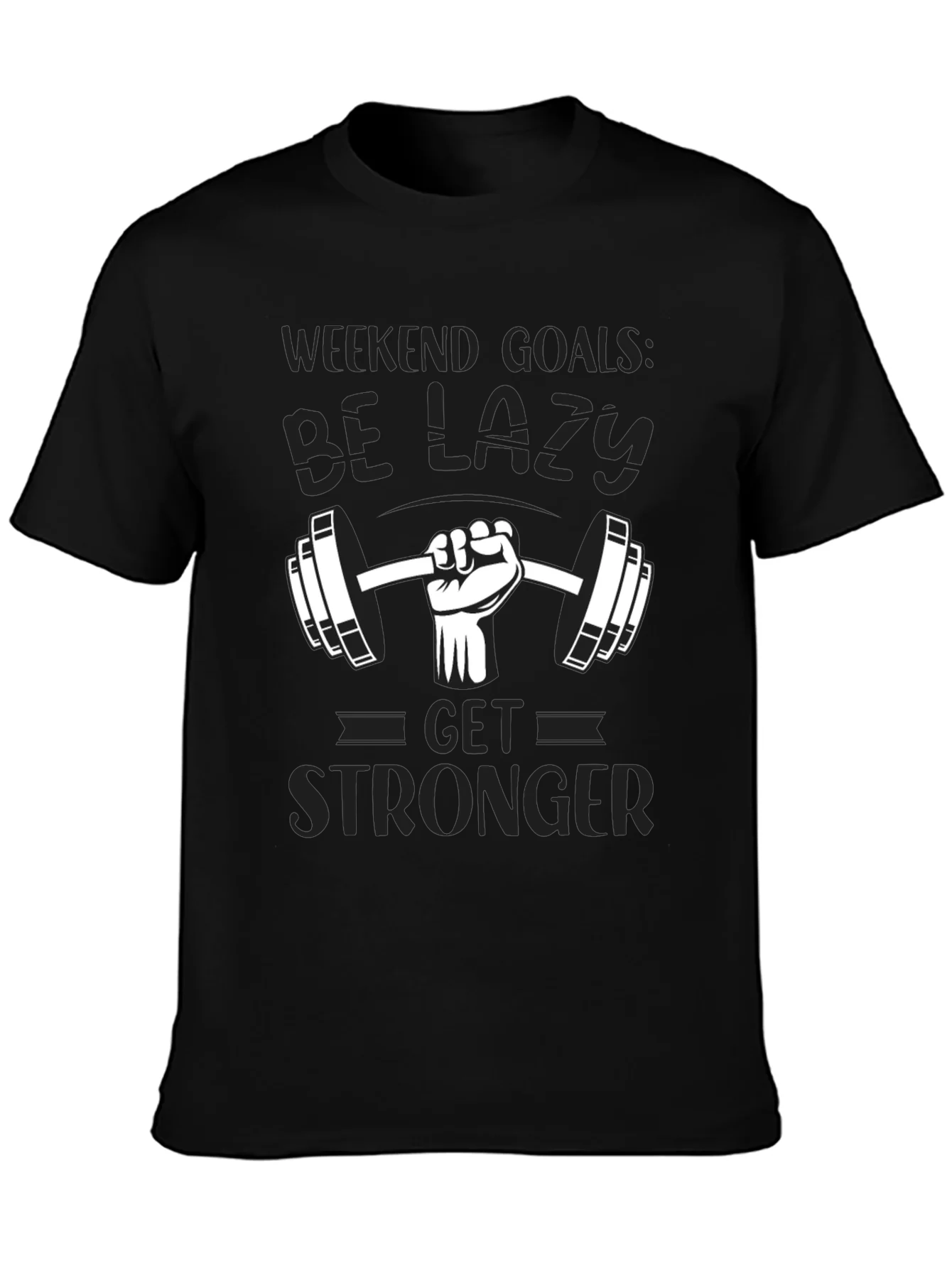 Weekend Goals Lazy Gym T-Shirt