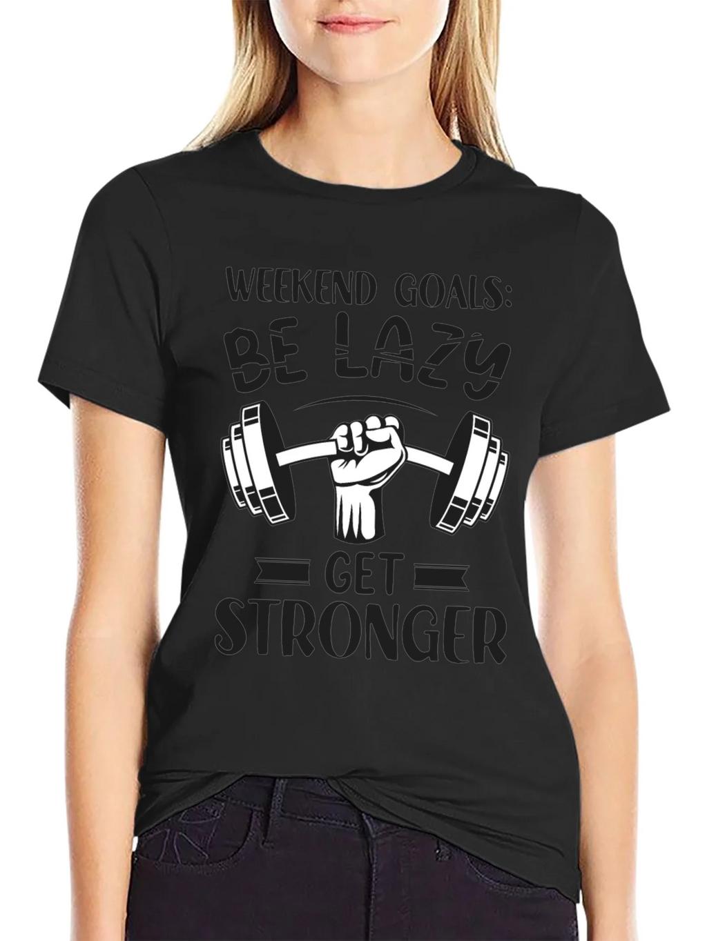 Weekend Goals Lazy Gym T-Shirt