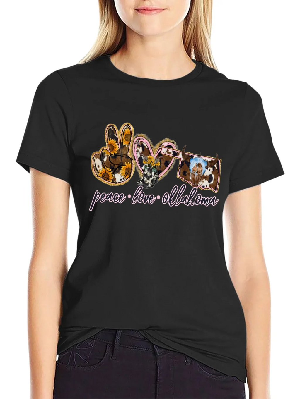 Peace Love Oklahoma T-Shirt